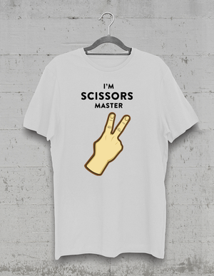 I'm scissors master póló