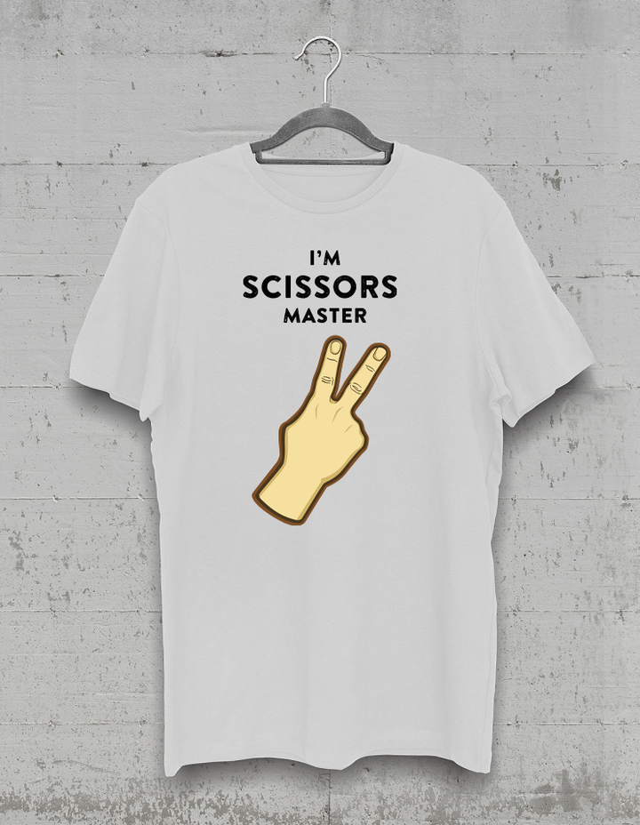 I'm scissors master póló