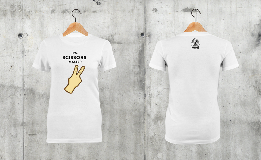 I'm scissors master női póló